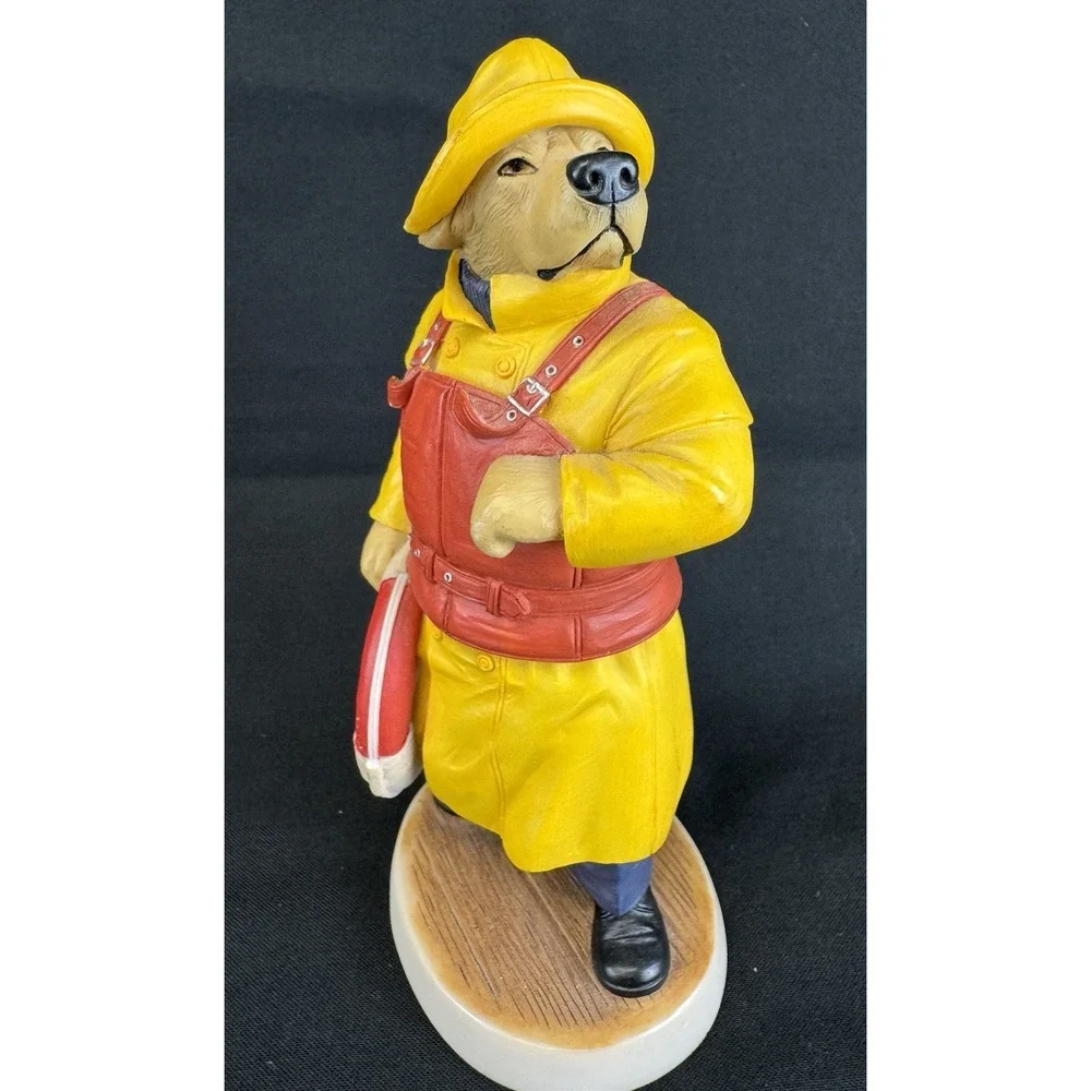 Vintage 1997 Robert Harrop Golden Retriever Lifeboat Man CC107 Made In England